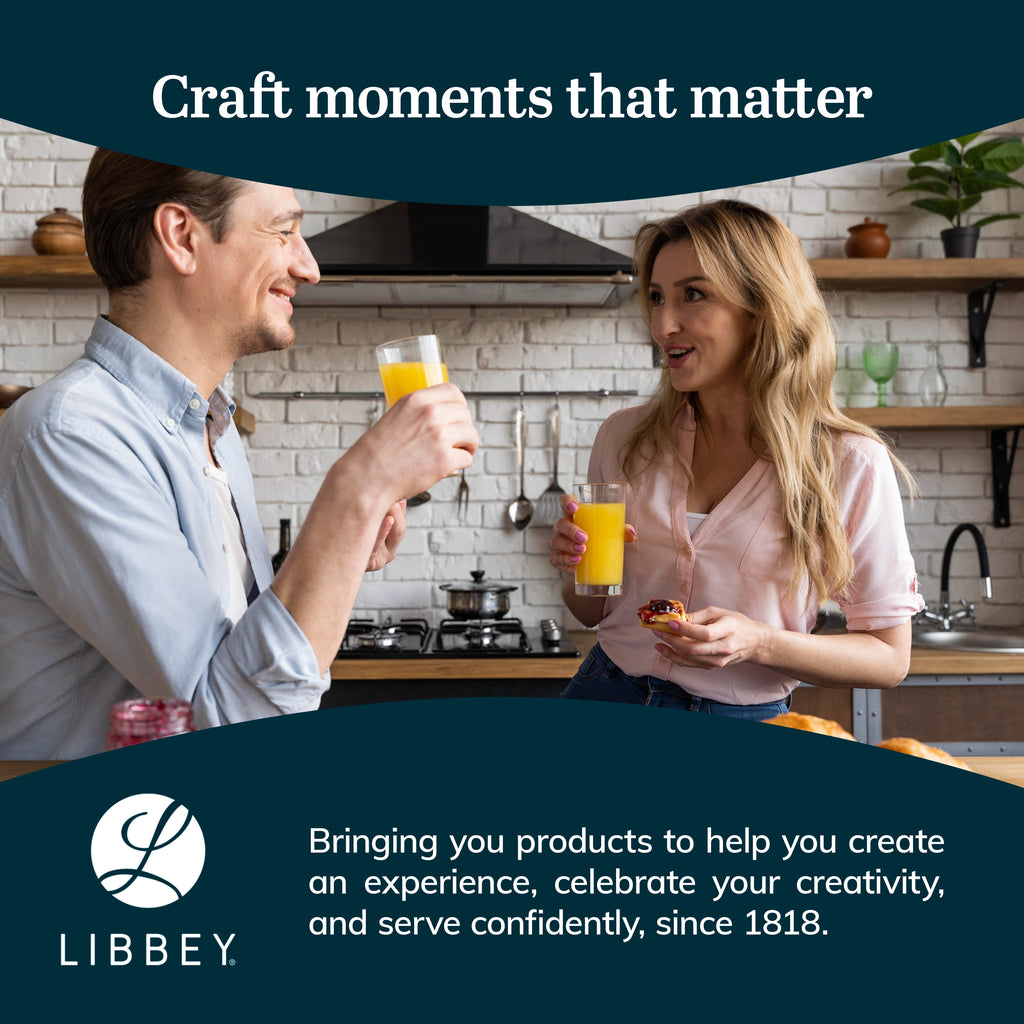 Libbey Province Tumbler and Rocks Glass Set, Elegant Drinkware Glasses Set, Dishwasher Safe Drinking Glasses Set of 16